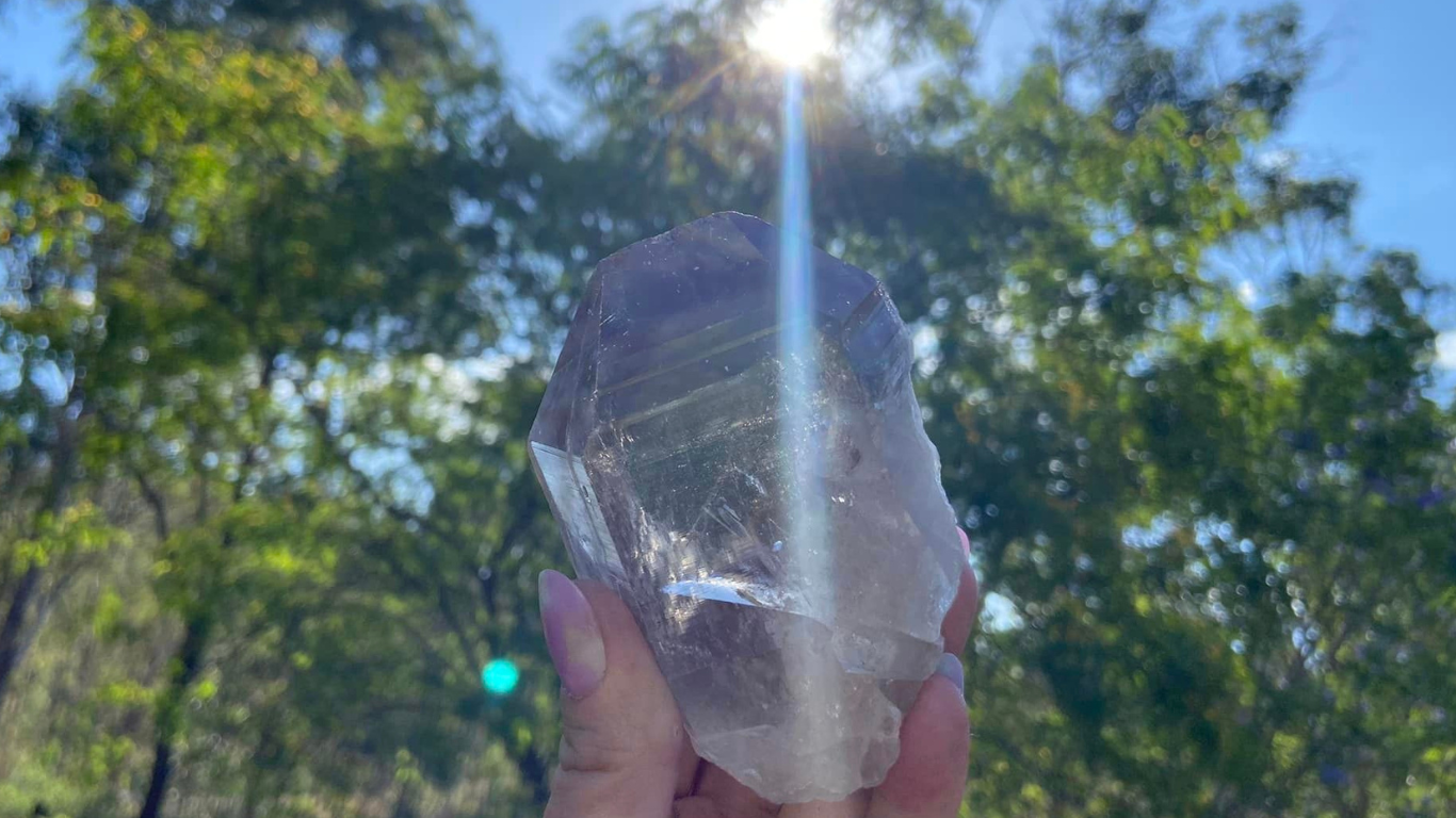 Smokey Quartz Lemurian Piont