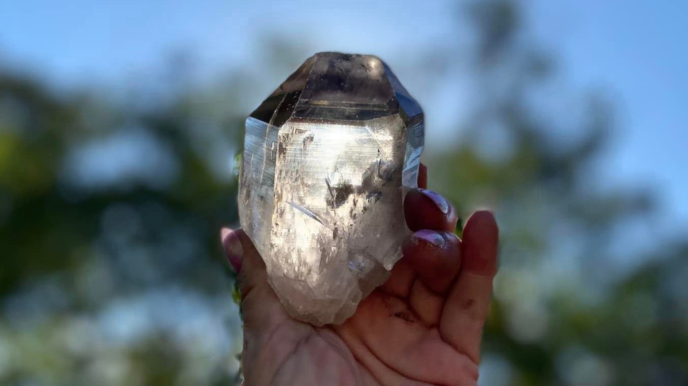 Smokey Quartz Lemurian Piont