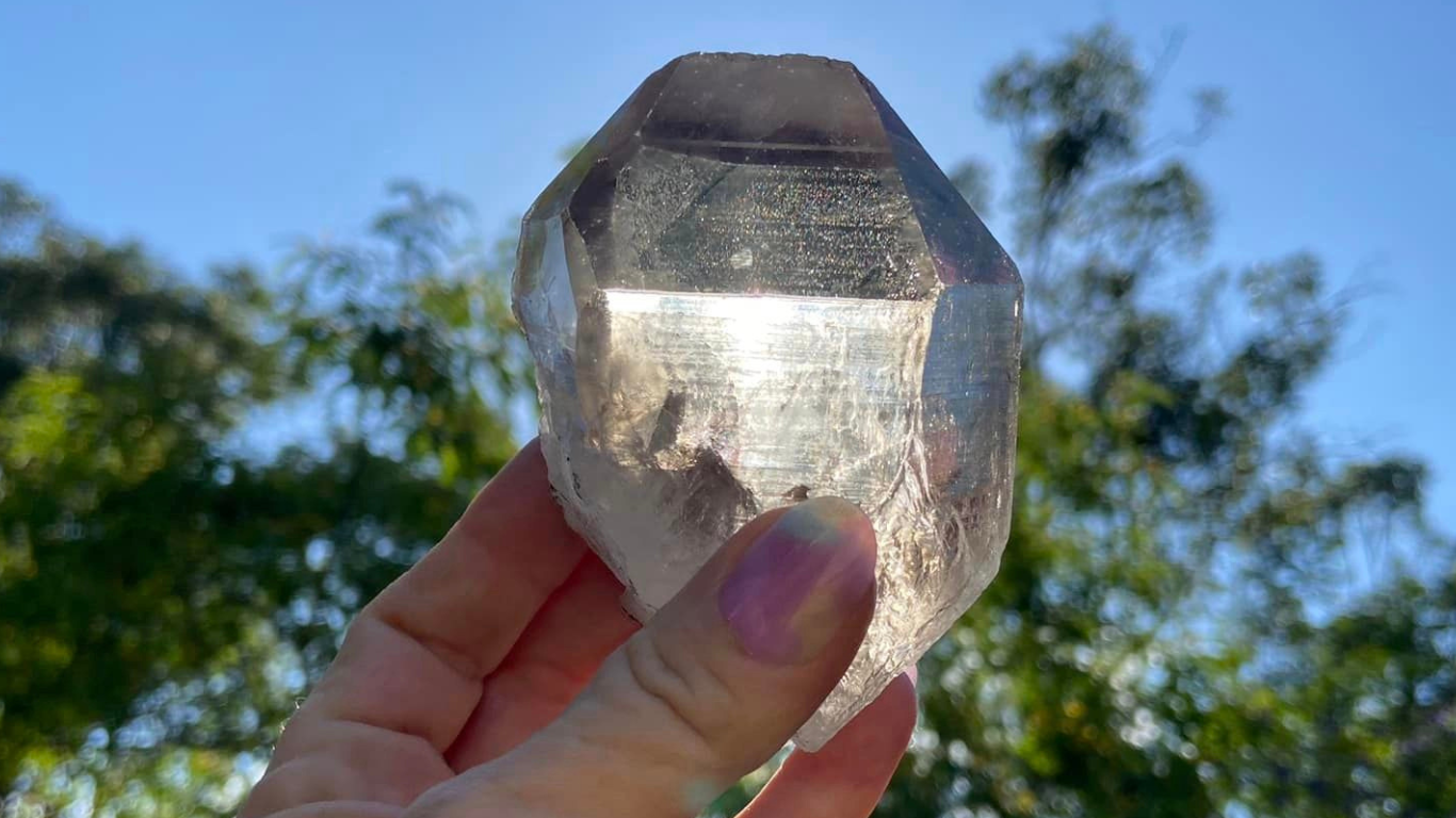 Smokey Quartz Lemurian Piont