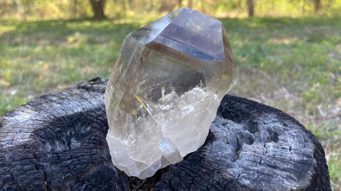 Smokey Quartz Lemurian Piont