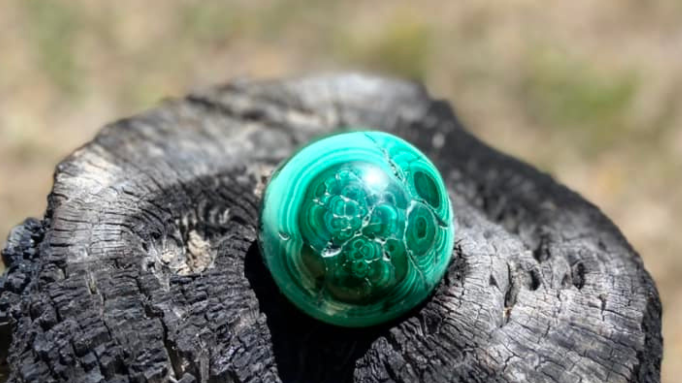 Malachite Polished Freeform Sphere