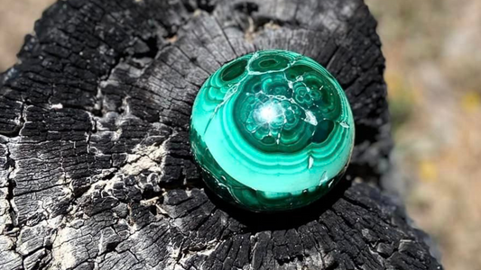 Malachite Polished Freeform Sphere