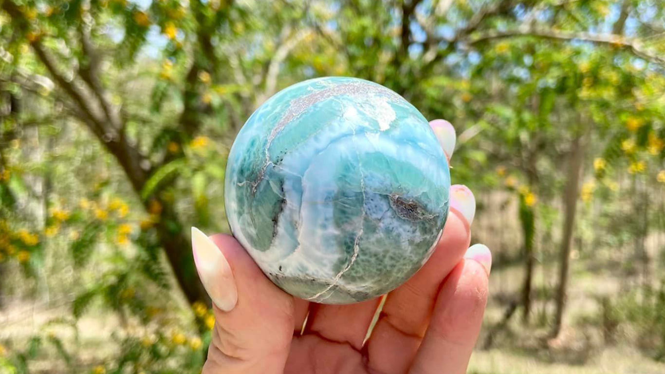 Larimar Sphere