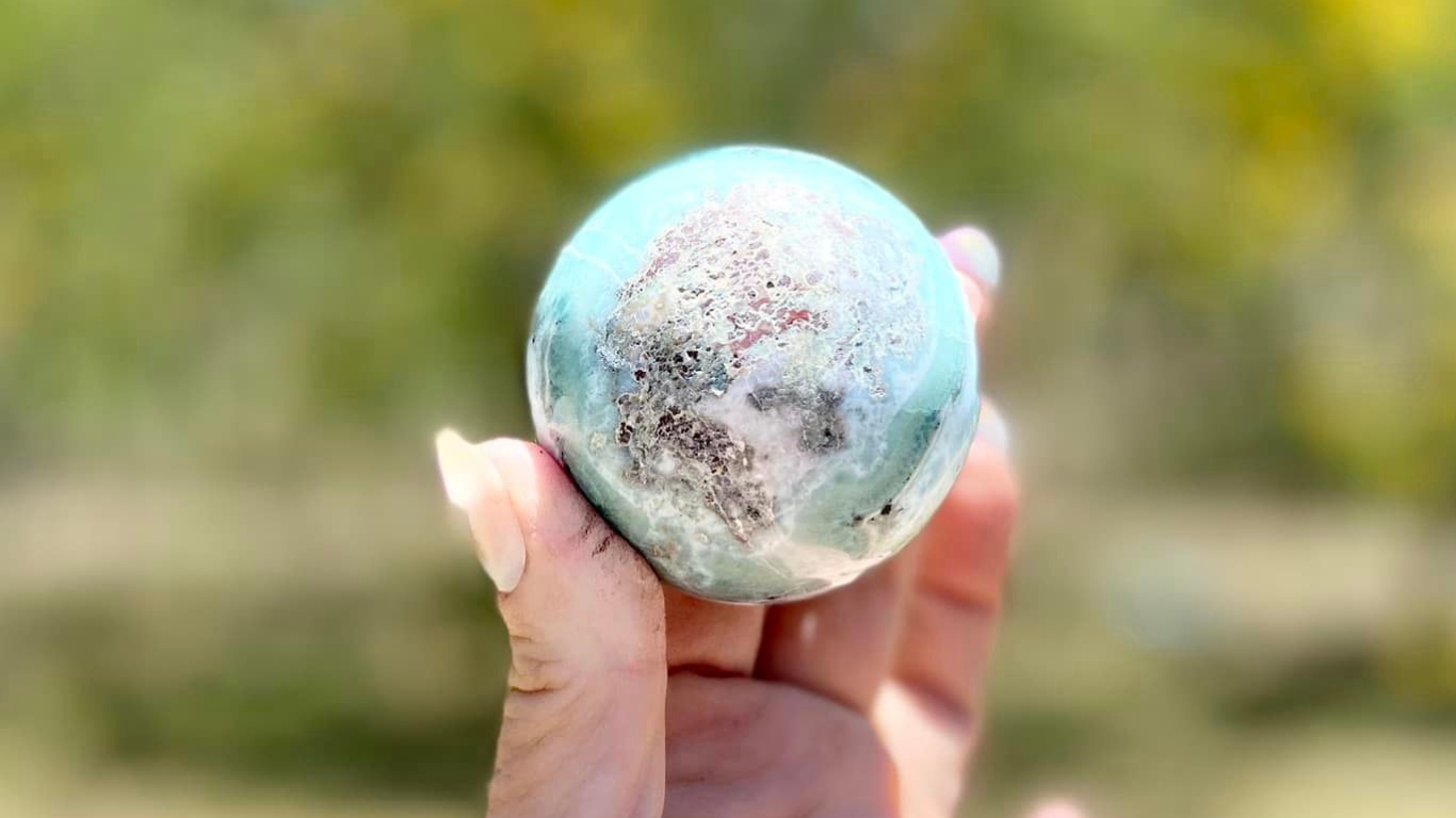 Larimar Sphere