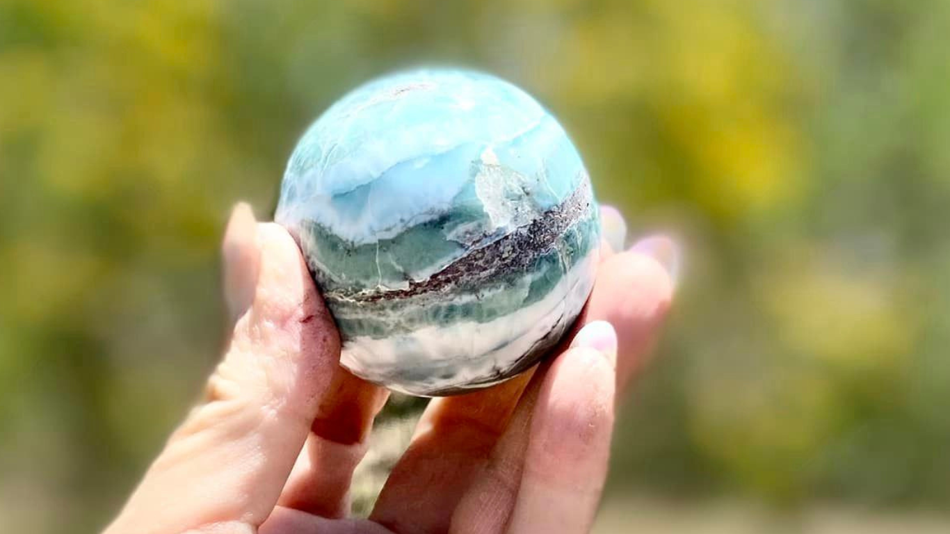 Larimar Sphere