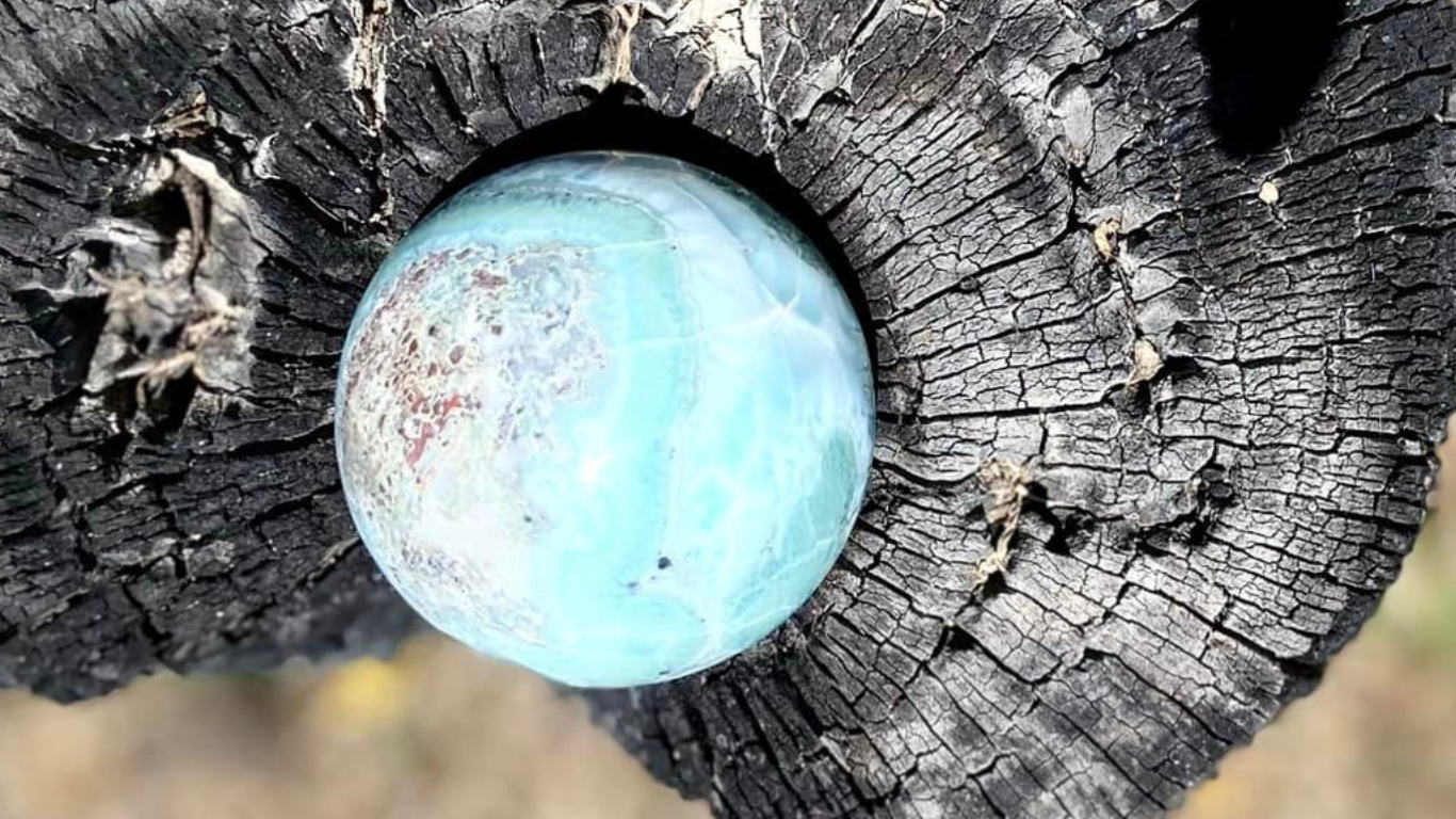 Larimar Sphere