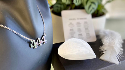 Angel Numbers Stainless Steel Pendant