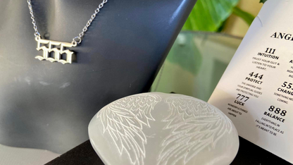 Angel Numbers Stainless Steel Pendant