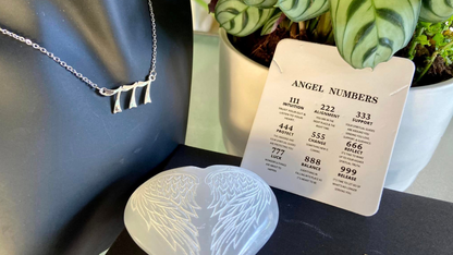 Angel Numbers Stainless Steel Pendant