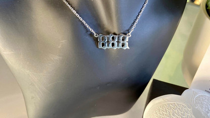Angel Numbers Stainless Steel Pendant