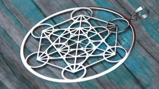 Metatron Stainless Steel Sacred Geometry Amulet Pendant