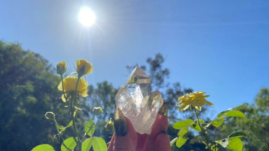 Lemurian Seed Quartz Tantric Twin Timekeeper