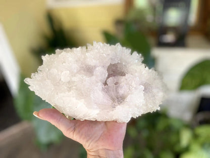 Rare Amethyst Flower Agate Specimen: Collectors Crystal 1257 grams