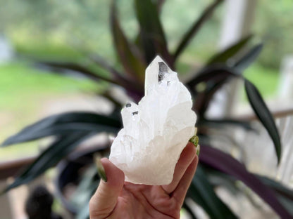 Rare AAA Grade Lemurian Clear Quartz Ascending Cathedral  |Brazil |Master Healer,Amplifier, Programmer | 393 Grams