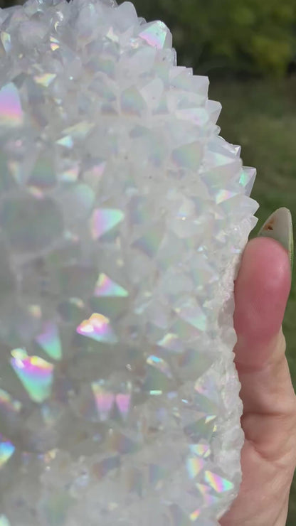 Angel Aura Quartz Cluster