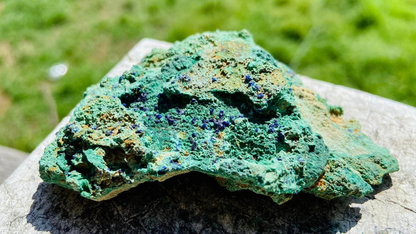 African Azurite and Malachite