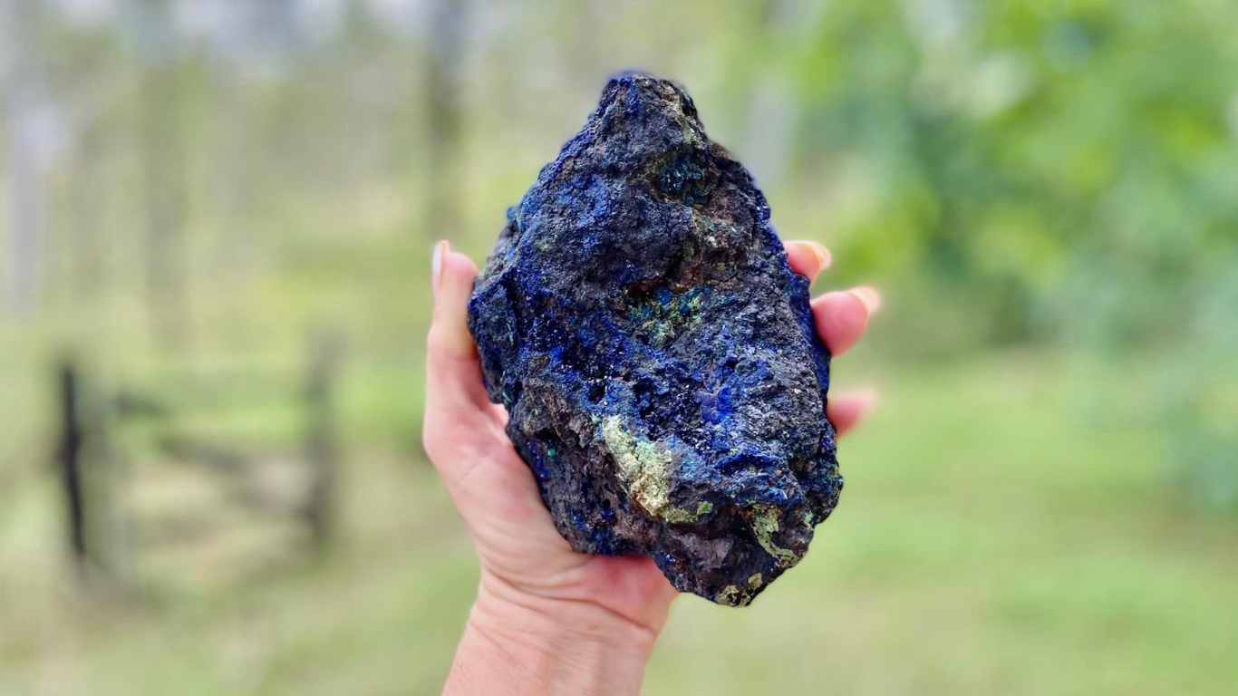 African Azurite and Malachite