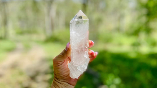 Lemurian Seed Natural Point Quartz