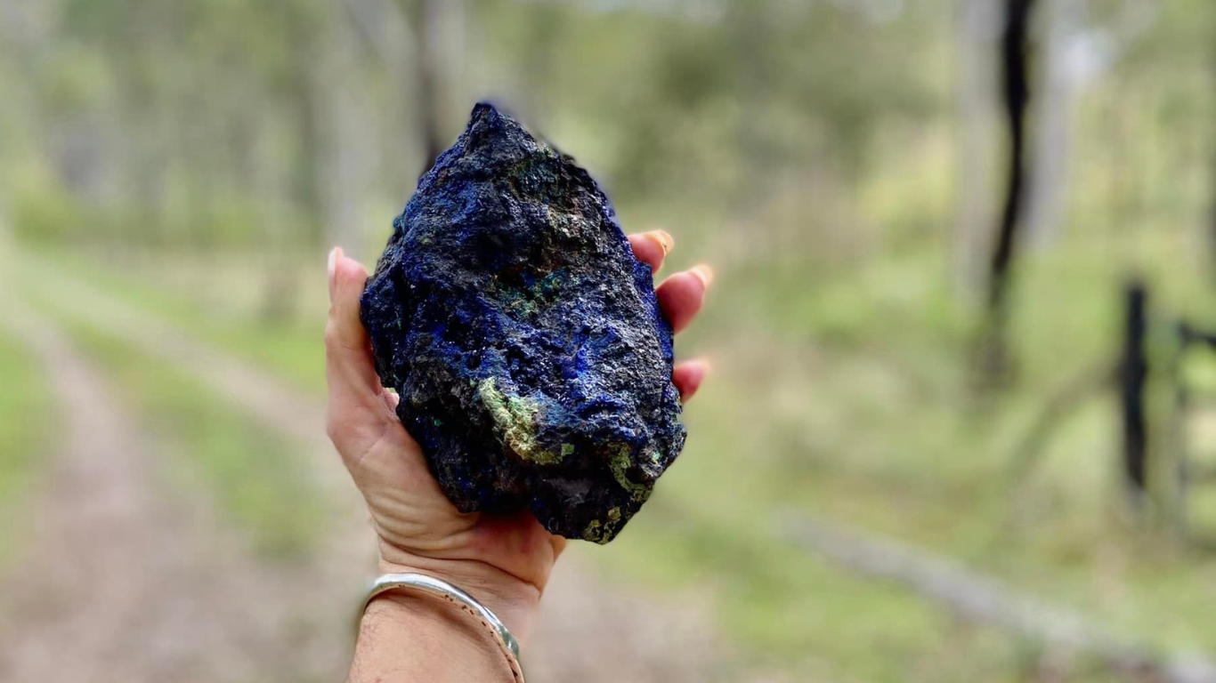 African Azurite and Malachite