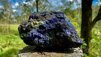 African Azurite and Malachite