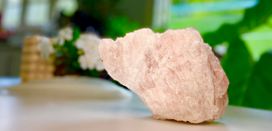 Morganite Crystallised Raw