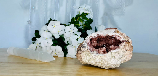 Pink Amethyst Geode