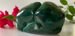 Malachite with Druzy Free Form