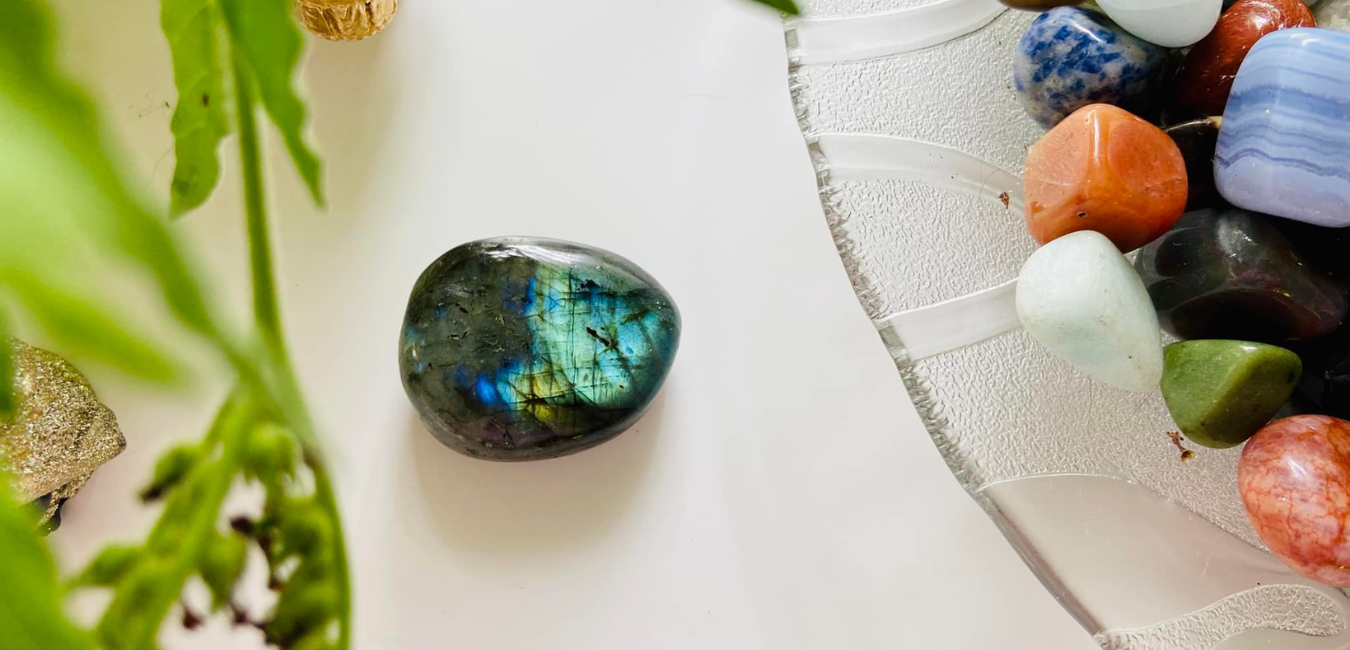 Labradorite Palm Stone