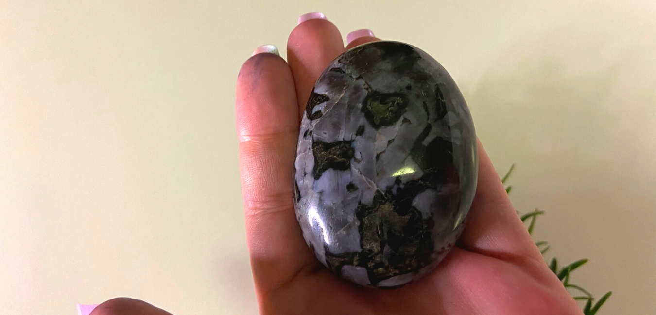 Mystic Merlinite Palm Stone