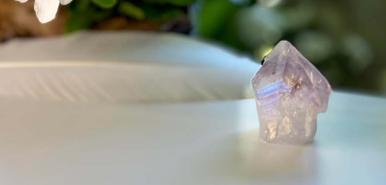 Aura Amethyst Cut and Polished Base Generator