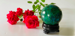 Malachite and Chrysocolla Sphere