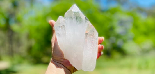 Lemurian Seed Quartz Tri Cluster