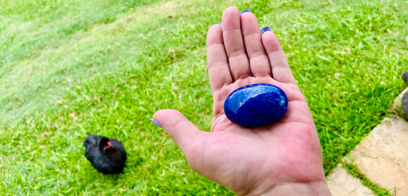 Lapis Lazuli Palm Stone