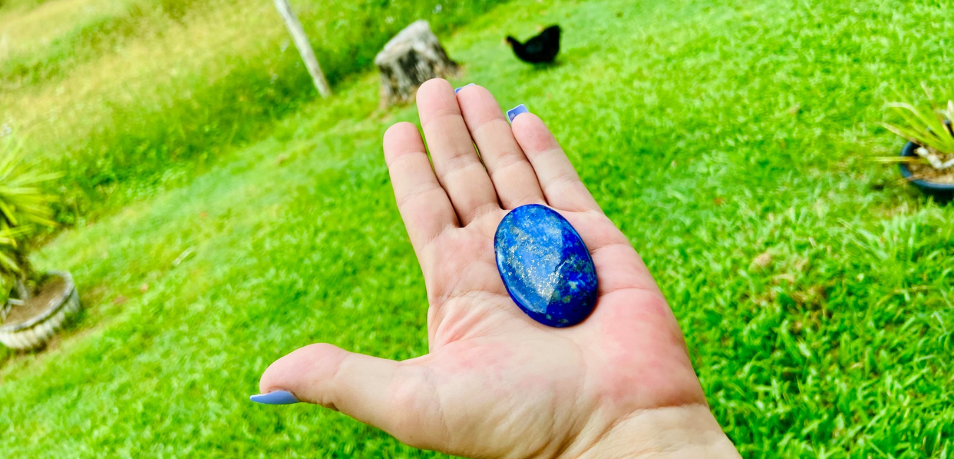 Lapis Lazuli Palm Stone