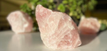 Rose Quartz Boulder Standing